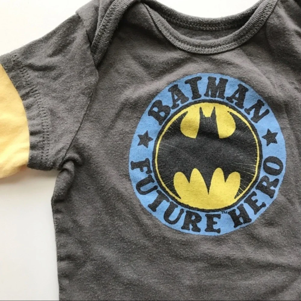 old navy | batman logo future superhero bodysuit 3-6mo